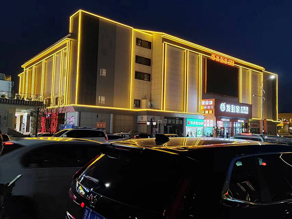 民乐楼体亮化 民乐楼体亮化