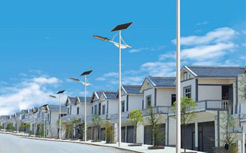 民乐太阳能路灯配置与在乡村道路照明中的应用